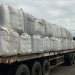 Kegiatan Muatan Jumbo Bag di kade 202 dari kapal MV. Yun Xie rpr jumbo bag